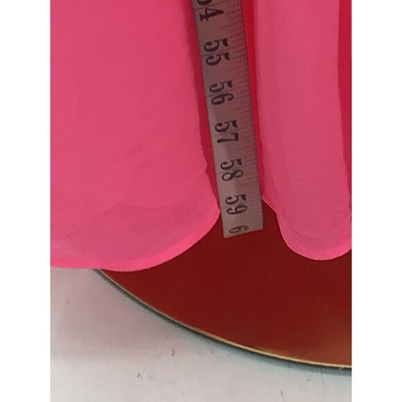 LULU'S SZ XS Pink Vivid Imagination Sleeveless Plunge V-Neck Maxi Dress NEW B33 - Picture 3 of 7